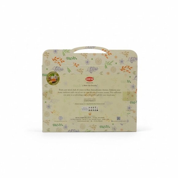 HEM Aromatherapy Incense Gift Set - 6 Relaxation Scents 120 Sticks - New - Picture 6 of 6